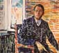 Edvard Munch: Selbstporträt im blauen Anzug